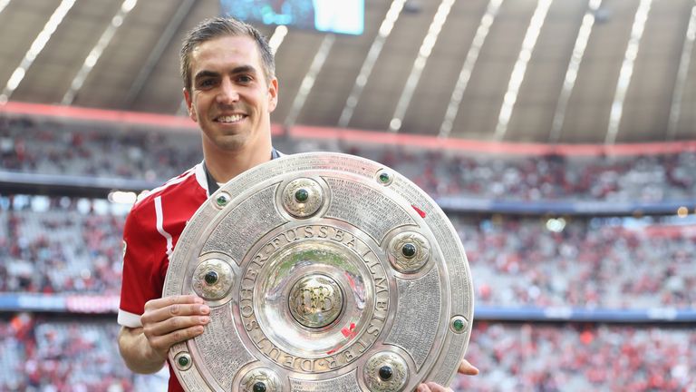8 MEISTERTITEL: Philipp Lahm (2006, 2008, 2010, 2013, 2014, 2015, 2016, 2017)