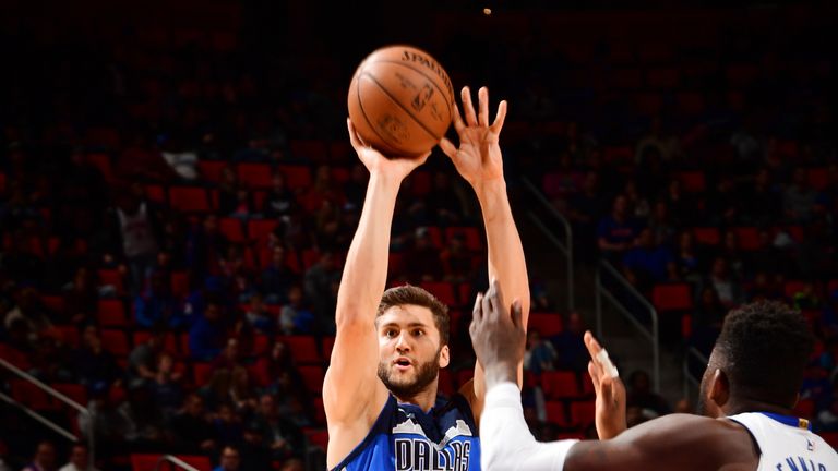 Maximilian Kleber kommt in Detroit auf sieben Punkte und sechs Rebounds.