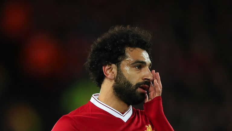 Der Einsatz von Salah gegen City ist weiter offen.