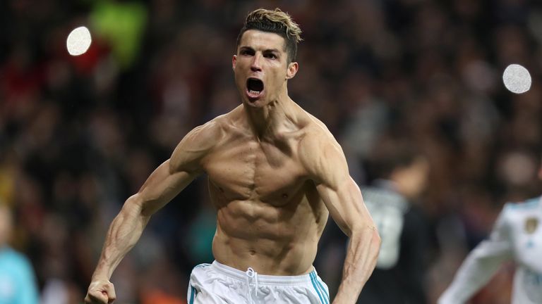 Reals Superstar Cristiano Ronaldo ist in Bestform. 