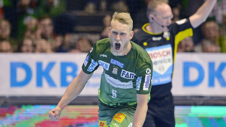 Matthias Musche darf mit Magdeburg einen souveränen Sieg gegen Hannover feiern. 