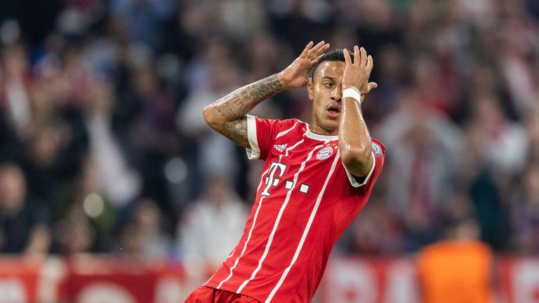 Thiago verlor mit dem FC Bayern das Halbfinal-Hinspiel gegen Real Madrid mit 1:2.