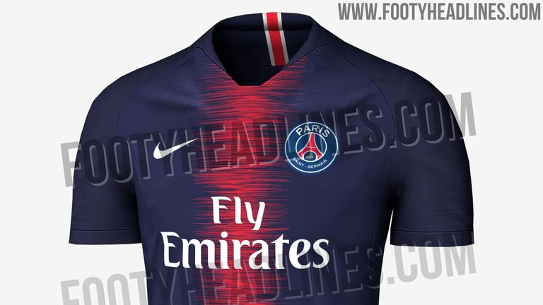 So soll das neue Trikot von Paris St. Germain aussehen. (Bildquelle: footyheadlines.com)