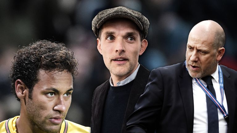 Superstar Neymar und Paris-Sportdirektor Antero Henrique gelten nicht als Fans der Tuchel-Verpflichtung. 