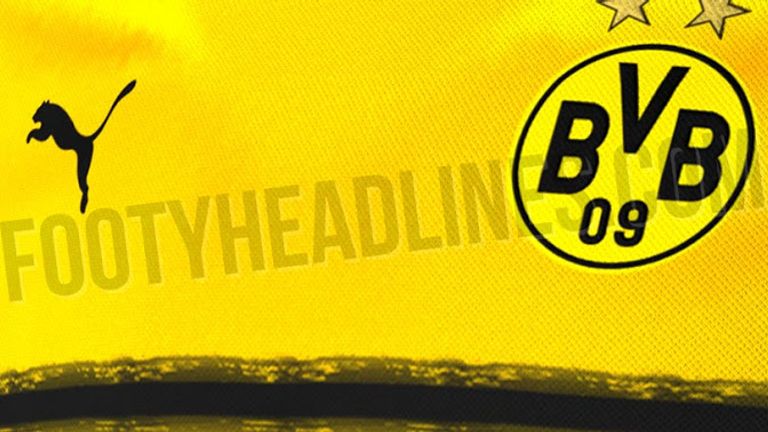 So soll das neue Trikot des BVB für die Königsklasse aussehen. (Quelle: footyheadlines.com)