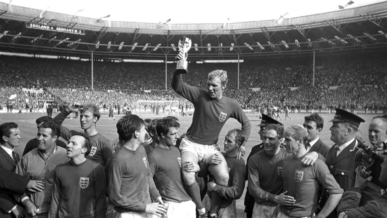 Auch 1966, als die Three Lions das einzige Mal Weltmeister wurden, standen nur Premier-League-Profis im Kader. 