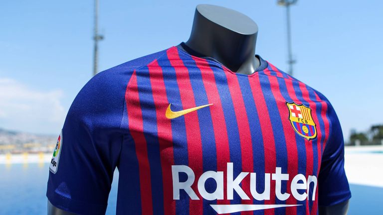 So sieht es aus, dass neue Heimtrikot des FC Barcelona für die Saison 2018/19.