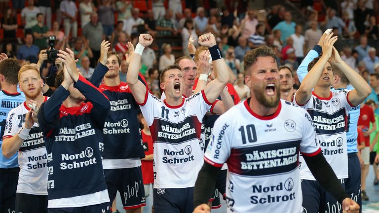 Die SG Flensburg-Handewitt steht vor dem letzten Spieltag auf Platz eins.