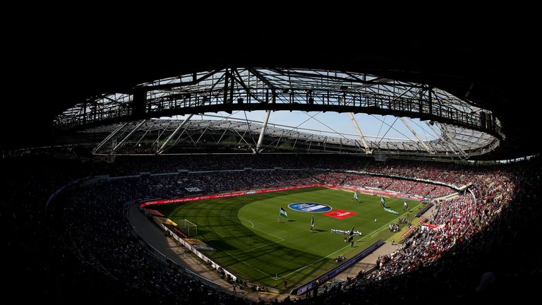 Hannover 96 trägt seine Heimspiele in der HDI-Arena aus.