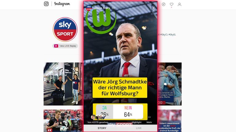 Die Sky Community glaubt nicht, dass Jörg Schmadtke der richtige Mann für den VfL Wolfsburg ist. 