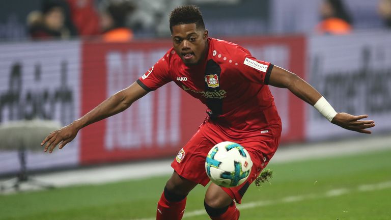 Leon Bailey wechselte am 31. Januar 2017 vom KRC Genk zu Bayer 04 Leverkusen.