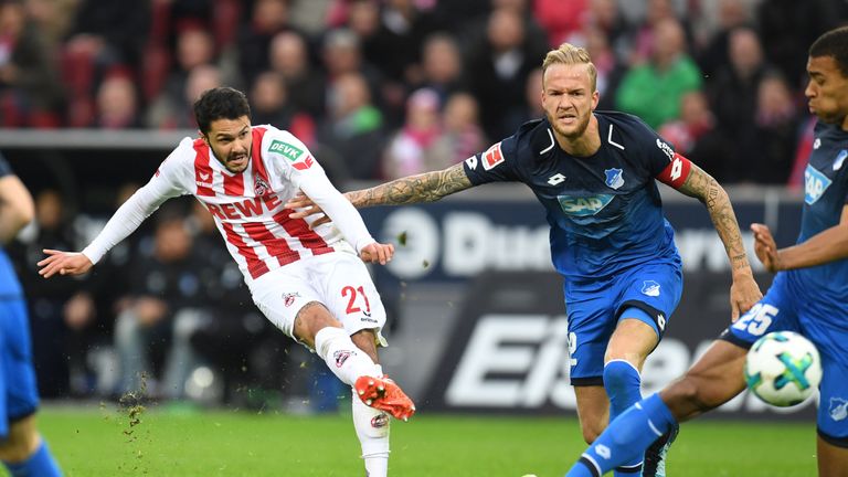Leonardo Bittencourt (l.) ist ab der kommenden Saison für Hoffenheim am Ball. Der 24-jährige Offensivspieler wechselt von Absteiger Köln in den Kraichgau.