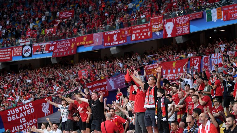 Auch im Stadion sorgen die Liverpool-Fans für eine Gänsehaut-Atmosphäre.