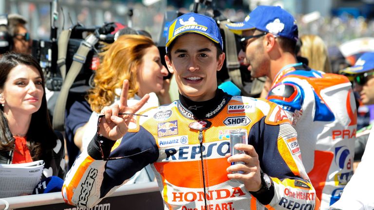 Marc Marquez gewinnt in Frankreich das dritte Rennen in Serie.