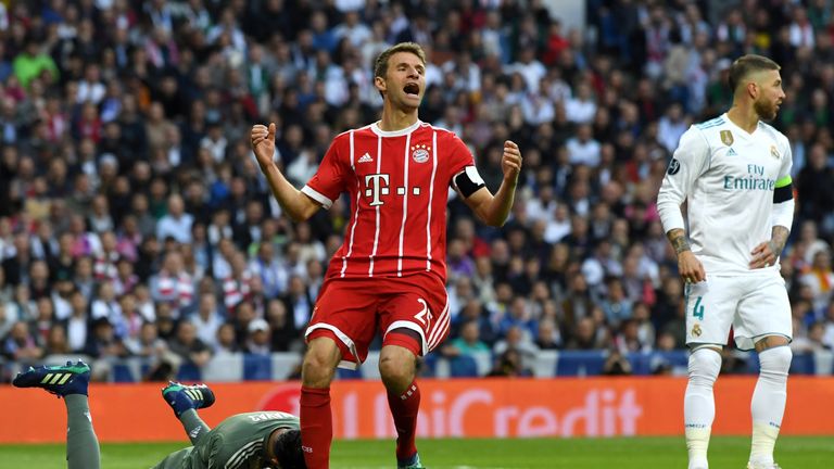 Bayern noch nicht auf Finalkurs: Auch Thomas Müller ist noch nicht zufrieden.