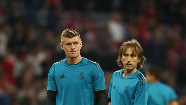 Luka Modric und Toni spielen seit 2014 zusammen bei Real Madrid.