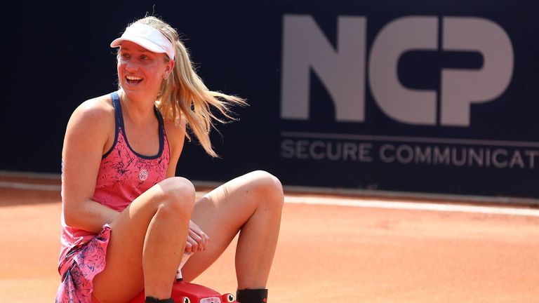 Mona Barthel steht in Nürnberg als einzige Deutsche im Achtelfinale.