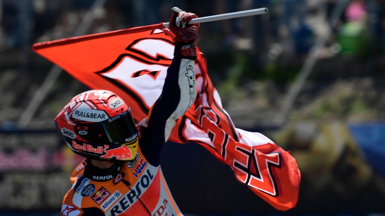 Marc Marquez feiert seinen zweiten Saisonsieg im MotoGP.