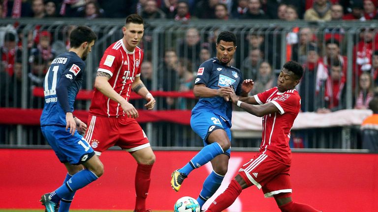 Auch Serge Gnabry trägt in der kommenden Saison das Trikot des FC Bayern. Der 22-jährige Nationalspieler war eine Saison an die TSG Hoffenheim ausgeliehen.