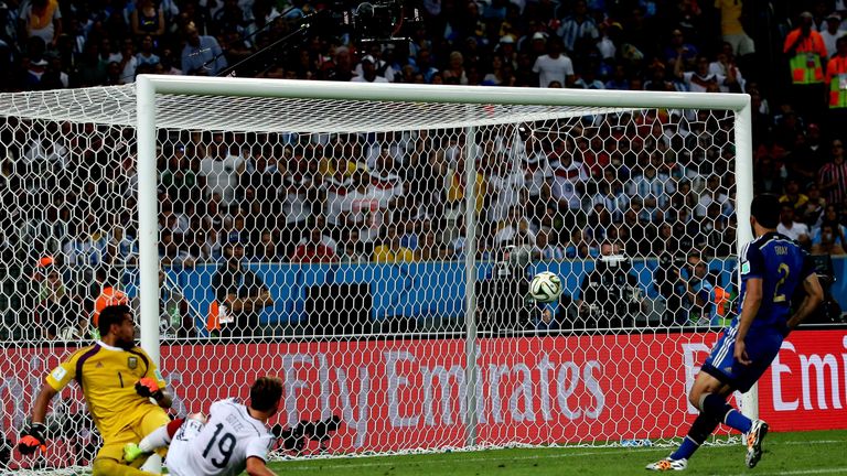 Das Tor, indem Mario Gözte 2014 Deutschland zum WM-Titel schoss, wird demnächst versteigert.