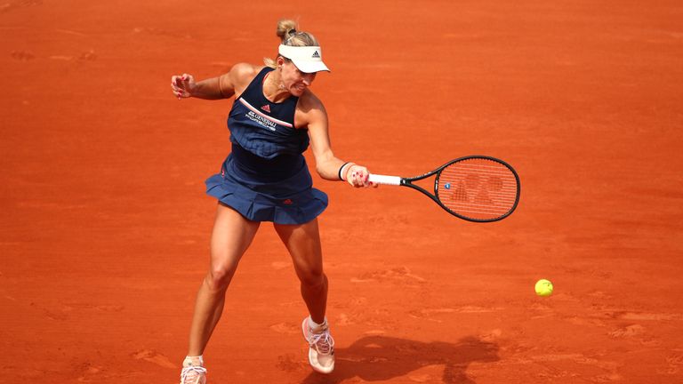 Angelique Kerber steht bei den French Open in Paris im Viertelfinale.