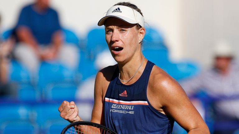 Angelique Kerber macht im Achtelfinale kurzen Prozess.