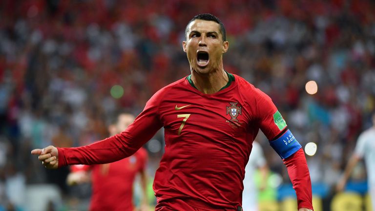 Cristiano Ronaldo traf gegen Spanien drei Mal.