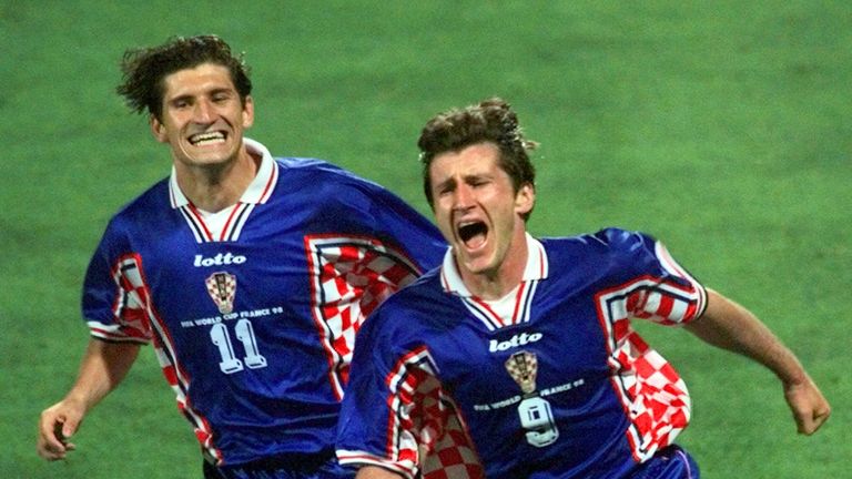 Eine große WM mit Kroatien beendete Davor Suker 1998 in Frankreich nicht nur auf einem sensationellen dritten Platz: seine starke Leistung krönte er mit dem Goldenen Schuh für sechs WM-Tore.