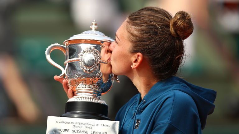 Simona Halep gewinnt das Finale der French Open.