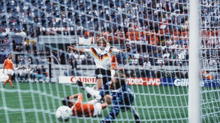 Jürgen Klinsmann 1990 Deutschland Holland