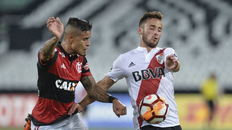 RB Leipzig verstärkt sich mit dem 20-jährigen Marcelo Saracchi (r.). Der Uruguayer kommt vom argentinischen Erstligisten Club Atletico River Plate nach Leipzig und erhält einen Fünfjahresvertrag bis Juni 2023.