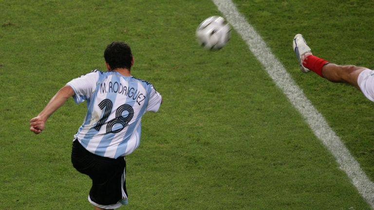 1. Bild Maxi Rodriguez
WM 2006 Argentinien Mexiko