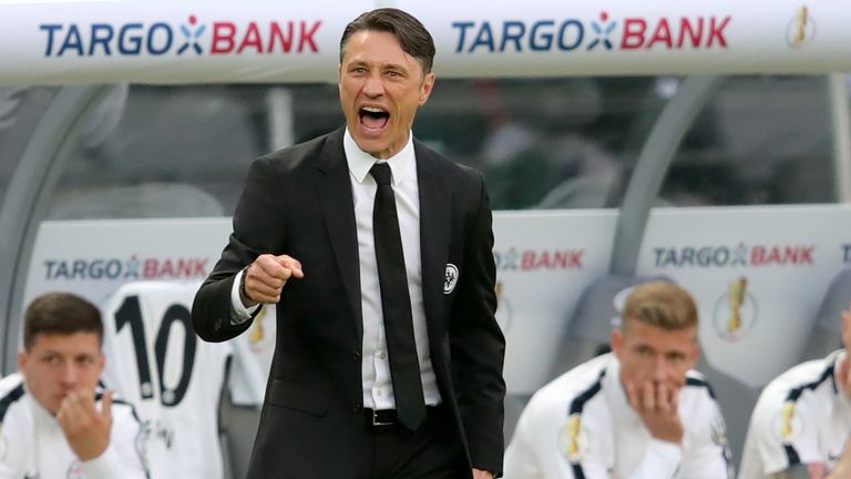 Niko Kovac gewann sein letztes Spiel als Trainer von Eintracht Frankfurt gegen den FC Bayern.