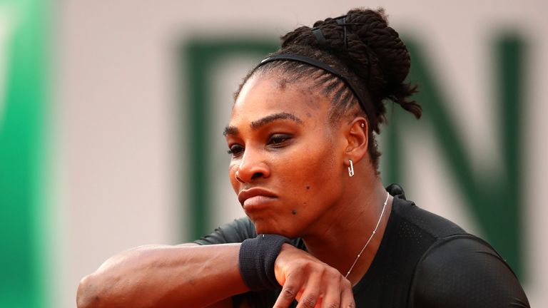 Serena Williams spielte bei den French Open in Paris ihr erstes Grand-Slam-Turnier seit den Australian Open im Januar 2017.