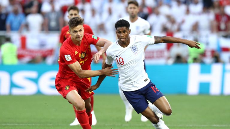 England gegen Belgien