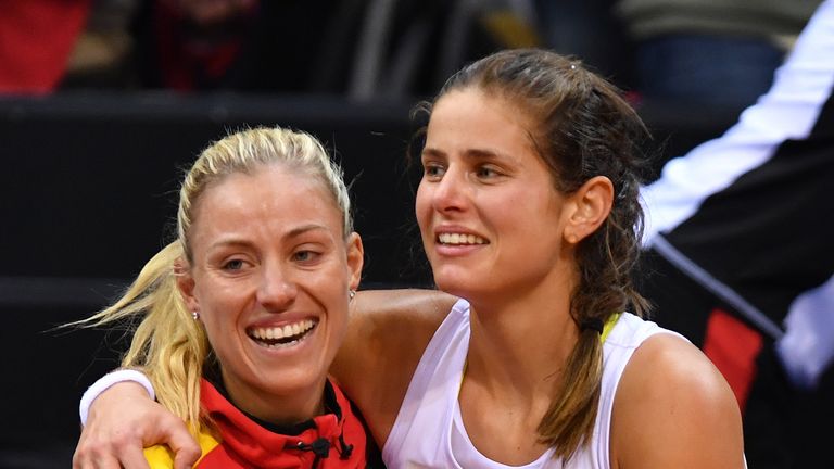 Angelique Kerber und Julia Görges (v.l.) träumen vom Titel in Wimbledon.