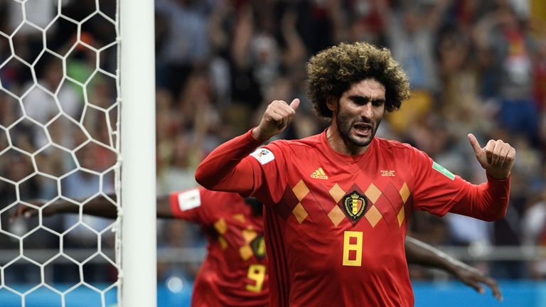 Fellaini rückte gegen Brasilien in das defensive Mittelfeld der Belgier: Offensiv mit einigen guten Szenen, defensiv jedoch hin und wieder anfällig - Punkt für Frankreich: 5:3.