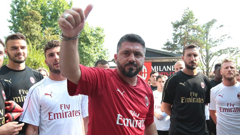Milan-Coach Gennaro Gattuso