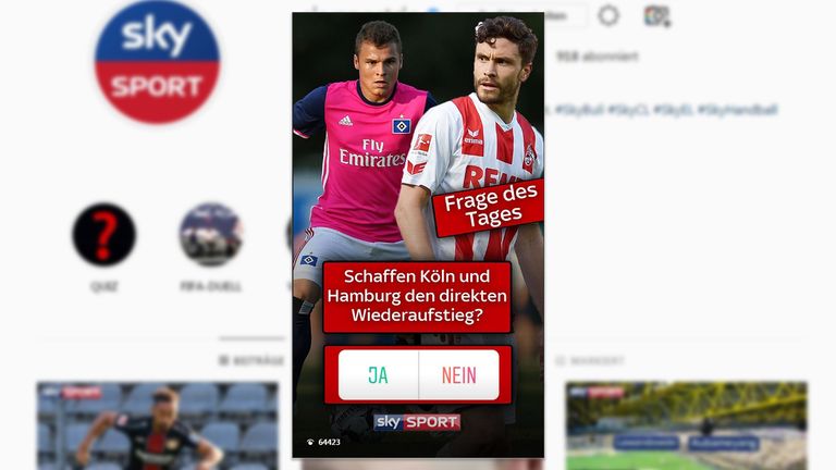 Die Frage des Tages auf Sky Sport.