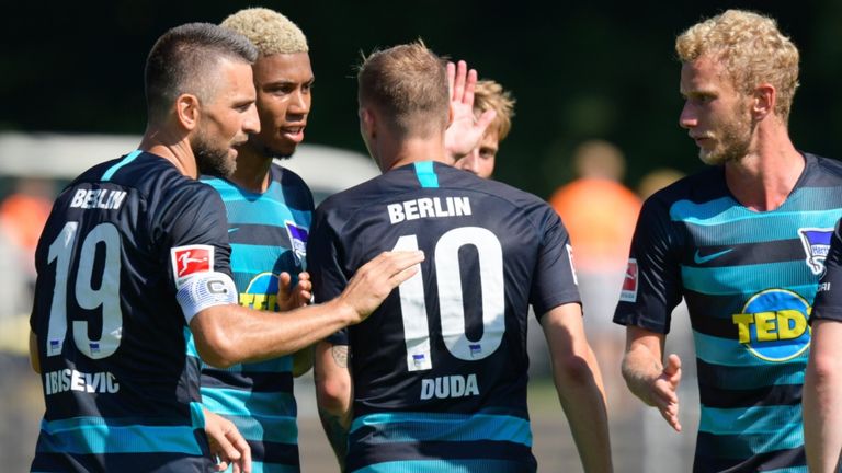 Hertha BSC gewinnt ein Vorbereitungsturnier in Herne. Quelle: twitter.com/herthabsc