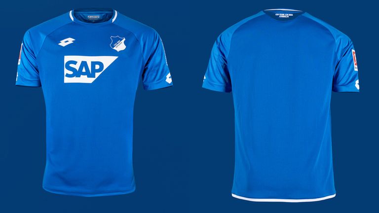 Zu Hause bestreitet die TSG Hoffenheim ihre Spiele in ganz blauen Jerseys. (Bildquelle: shop.achtzehn99.de)
