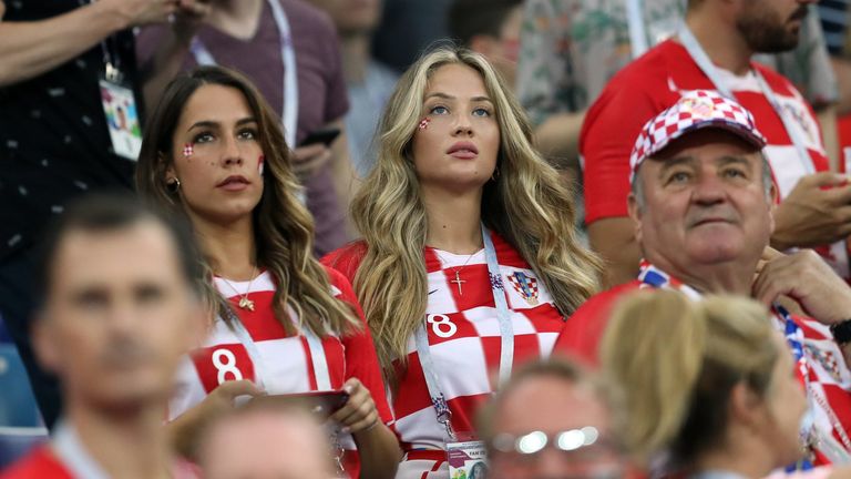 Beide Damen sind sich einig: Kroatiens Nummer acht, Mateo Kovacic hat ihr Herz erobert.