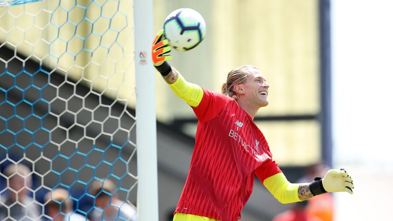 Loris Karius stand erstmals nach seinen Patzern im Champions-League-Finale wieder im Tor des FC Liverpool.