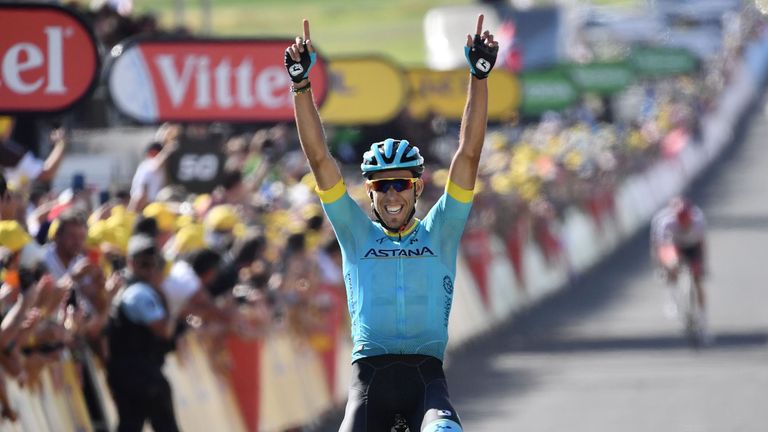 Omar Freile gewinnt die 14. Etappe der Tour de France.