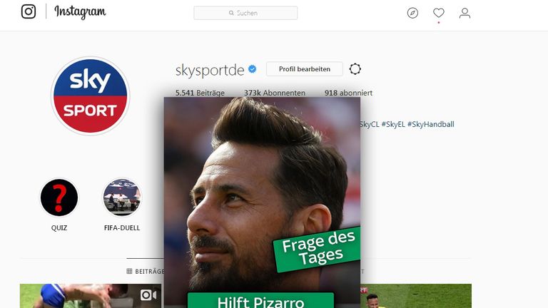 Die Meinung der User ist gespalten (Quelle: www.instagram.com/skysportde/).
