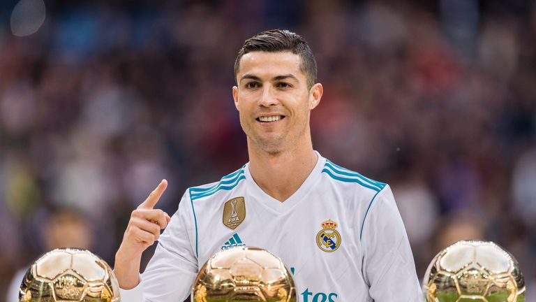 Insgesamt fünf goldenen Bälle konnte Cristiano Ronaldo bisher sammeln.