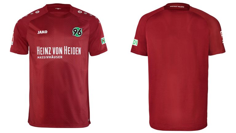 Hannover 96 bleibt sich treu, das Heimtrikot ist ganz in rot gehalten. (Bildquelle: shop.hannover96.de)