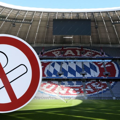 Rauchverbot in der Allianz Arena ein