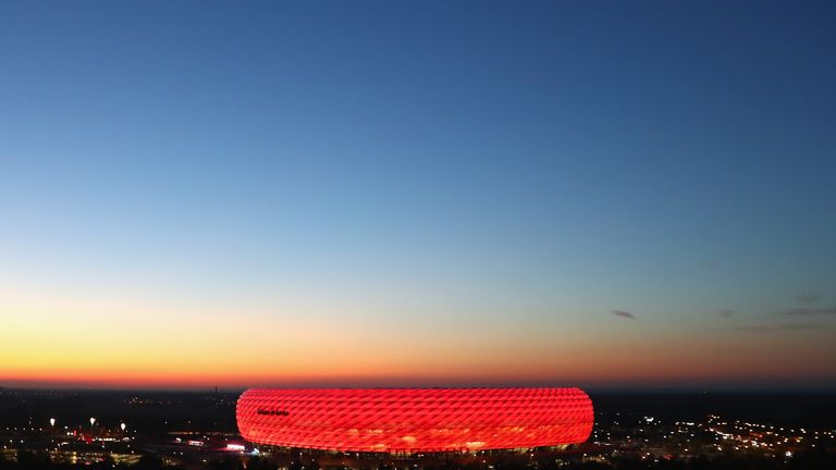 during the UEFA Champions League group B match between Bayern Muenchen and Celtic FC at Allianz Arena on October 18, 2017 in Munich, Germany.