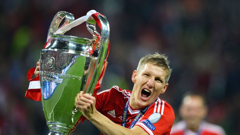 Bastian Schweinsteiger gewann mit dem FC Bayern in der Saison 2012/13 das historische Triple.